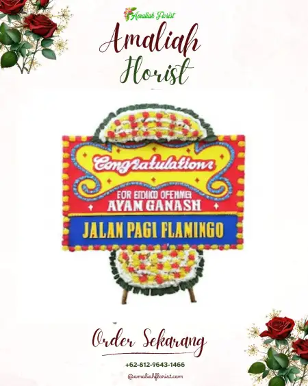 Sewa Papan Bunga Dapoer Graha Resto Cibinong